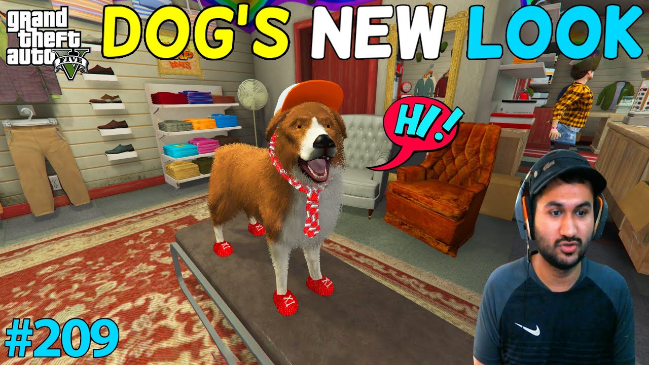 GTA 5 : DOG'S NEW OUTFIT | GTA5 GAMEPLAY #209