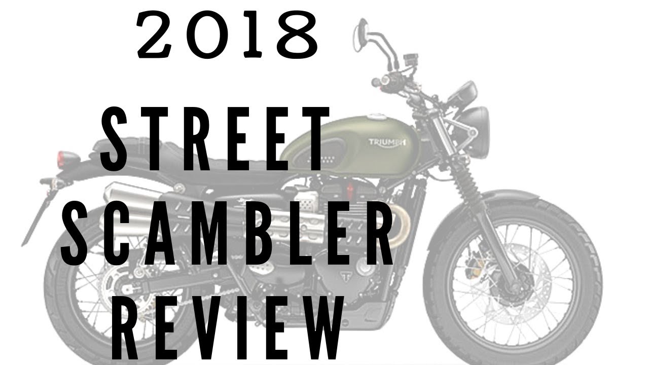 Обзор мотоцикла Triumph Street Scrambler 2018 года &mdash; первый тест-драйв