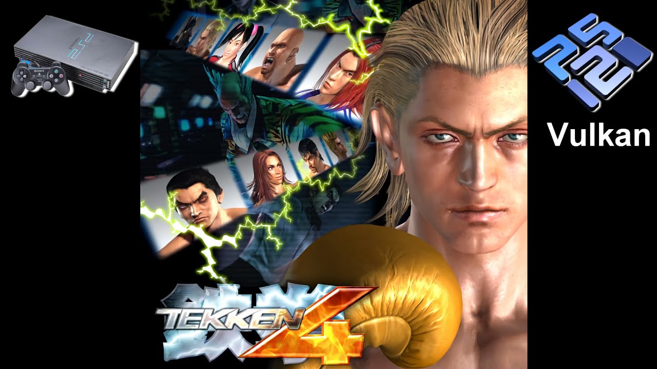 PCSX2 1.7.2255 | Tekken 4  | Vulkan 4K ( 6xIR )  60FPS PS2 PC Gameplay