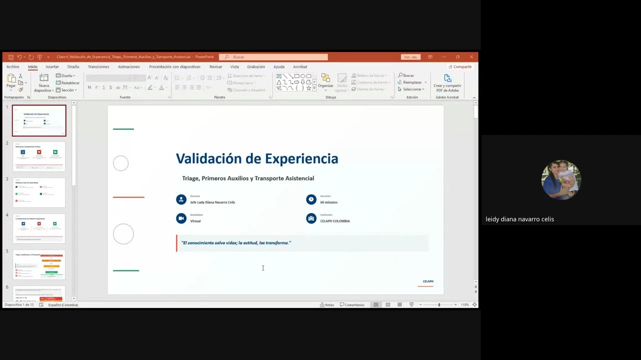 Técnico Laboral en Auxiliar en Enfermería (2026-I) | Validación de Experiencia: Triage
