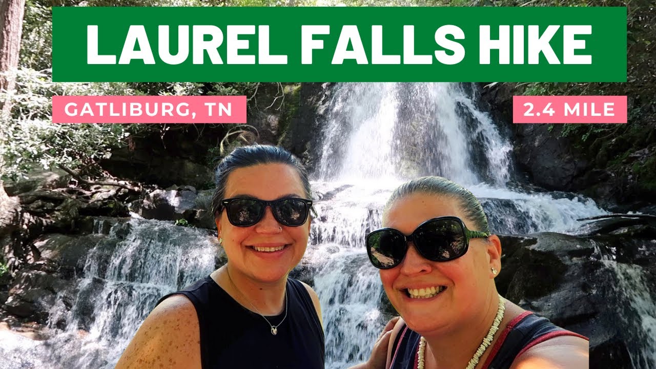 LAUREL FALLS HIKE IN GATLINBURG TENNESSEE/ 2.4 MILE HIKE TO WATERFALLS / BEST GATLINBURG HIKE?