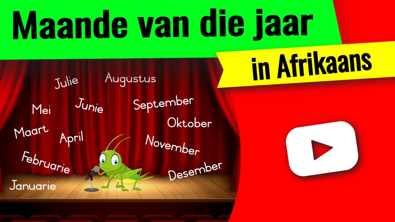 Maande van die jaar ▶ leer maande van die jaar in Afrikaans