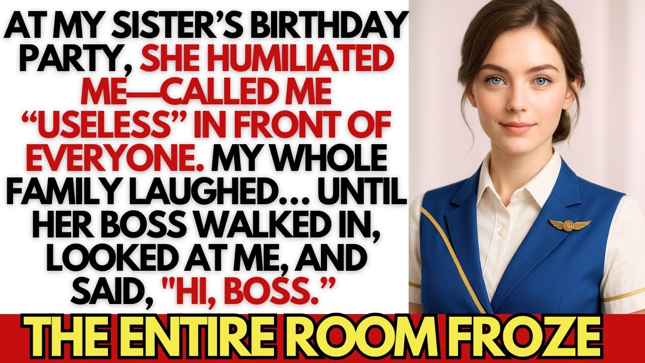 На вечеринке у сестры она назвала меня «бесполезным». Они посмеялись. И тут вошел ее босс: «Приве...
