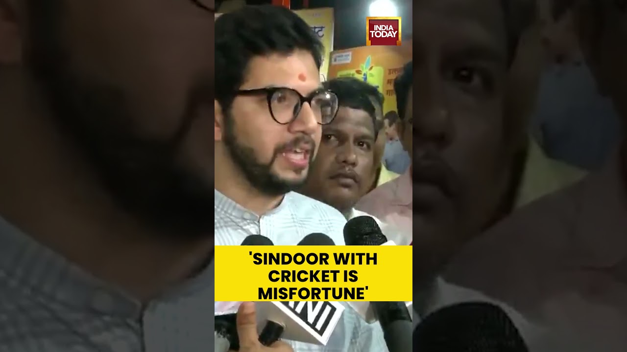 Sindoor With Cricket Is Misfortune: Aditya Thackeray