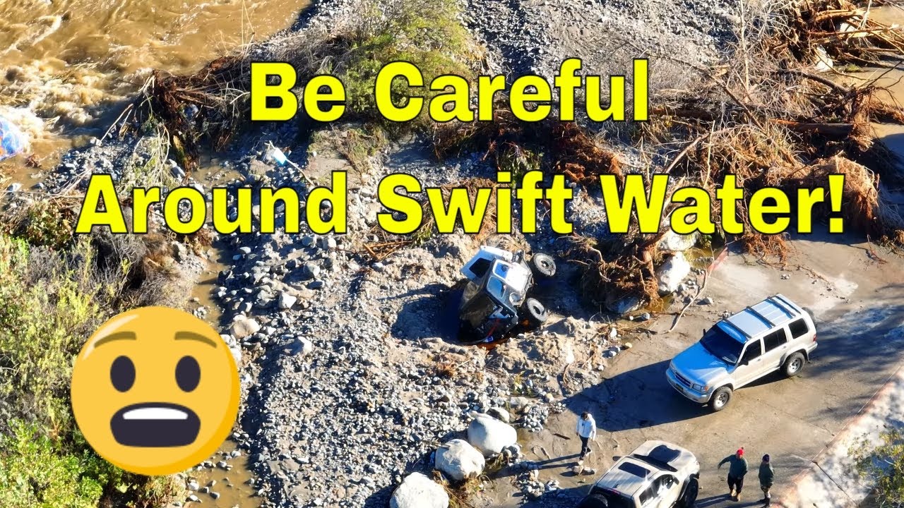 Be Careful around Big Tujunga Creek's White Water