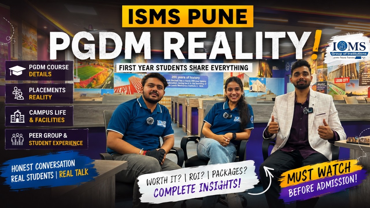ISMS Pune PGDM Reality 😳 | Students Reveal Placements, Campus Life & Truth! #isms #pgdm #mba