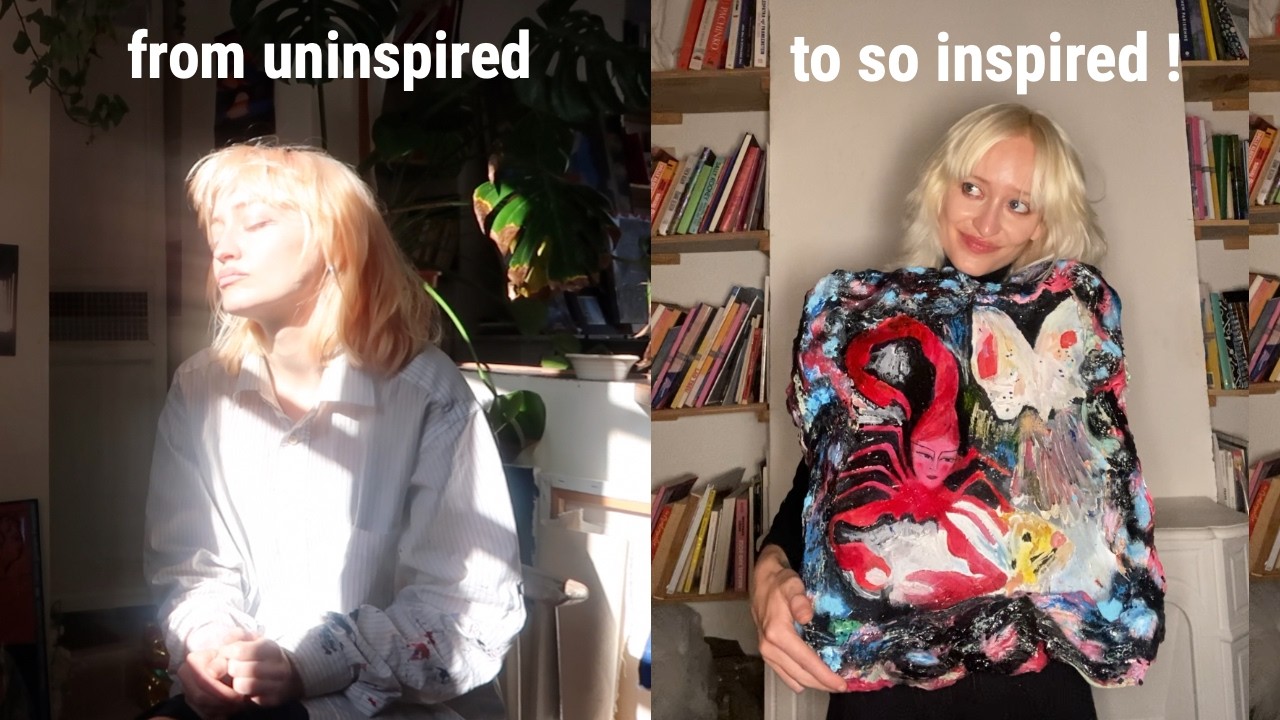 My Creative Process: Painting, Art inspiration & daily routines for self love + creativity