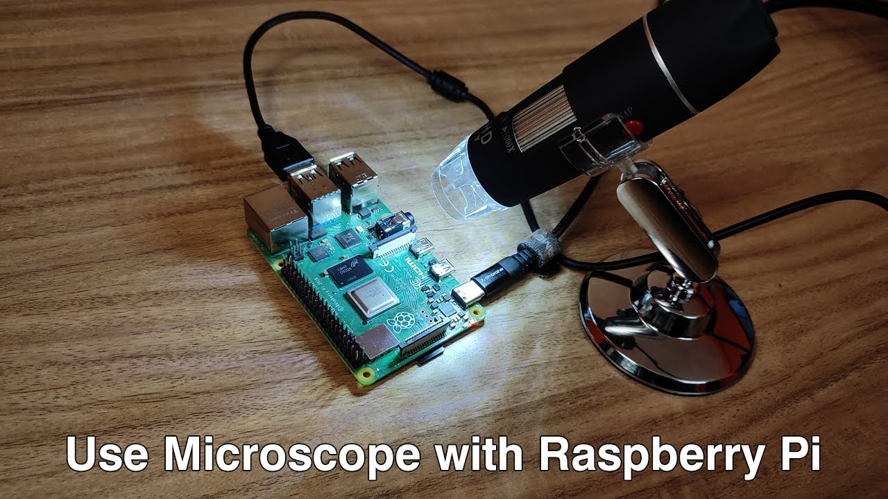 Использование цифрового микроскопа с Raspberry Pi с использованием Python и OpenCV