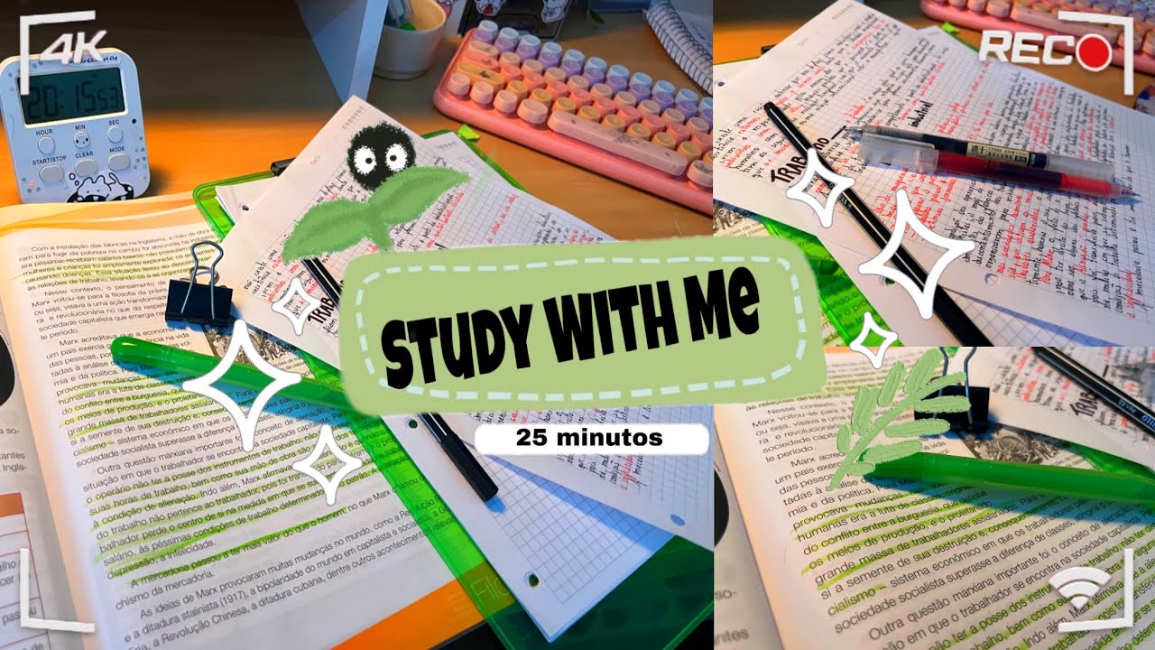 Study With Me 🌱✨ (25mn) #studywithme #study 
