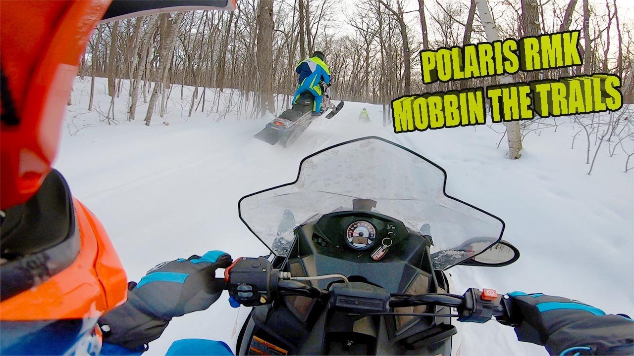 Mountain Sled Terrorizing The Trails