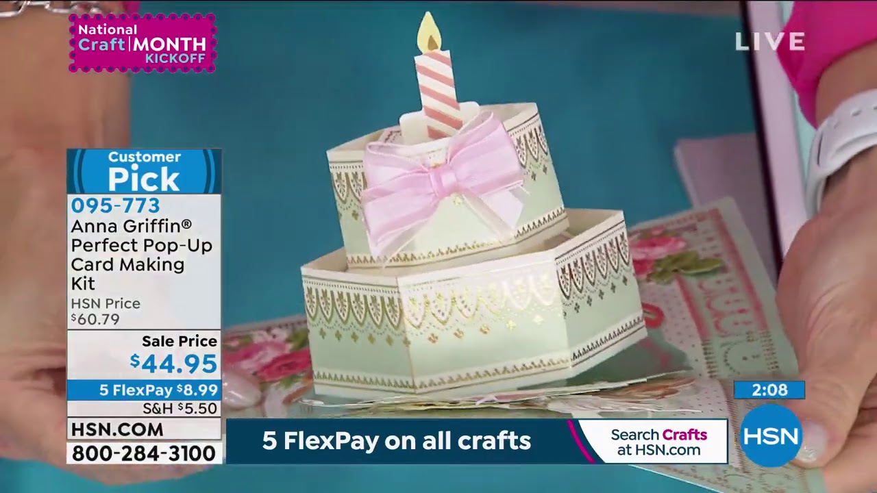 Anna Griffin Perfect PopUp Floral Card Making Kit