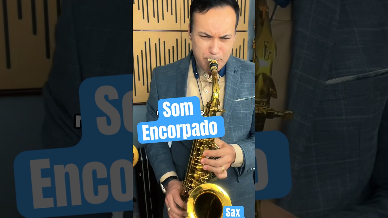 Som Encorpado do sax vem de onde da boquilha do sax da palheta #sax #saxofone