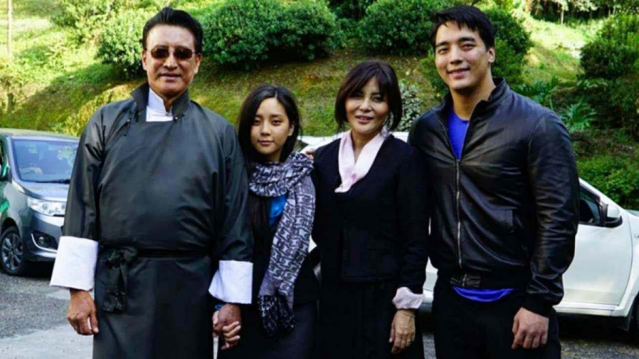 Legendary Actor Danny With His Wife and Children