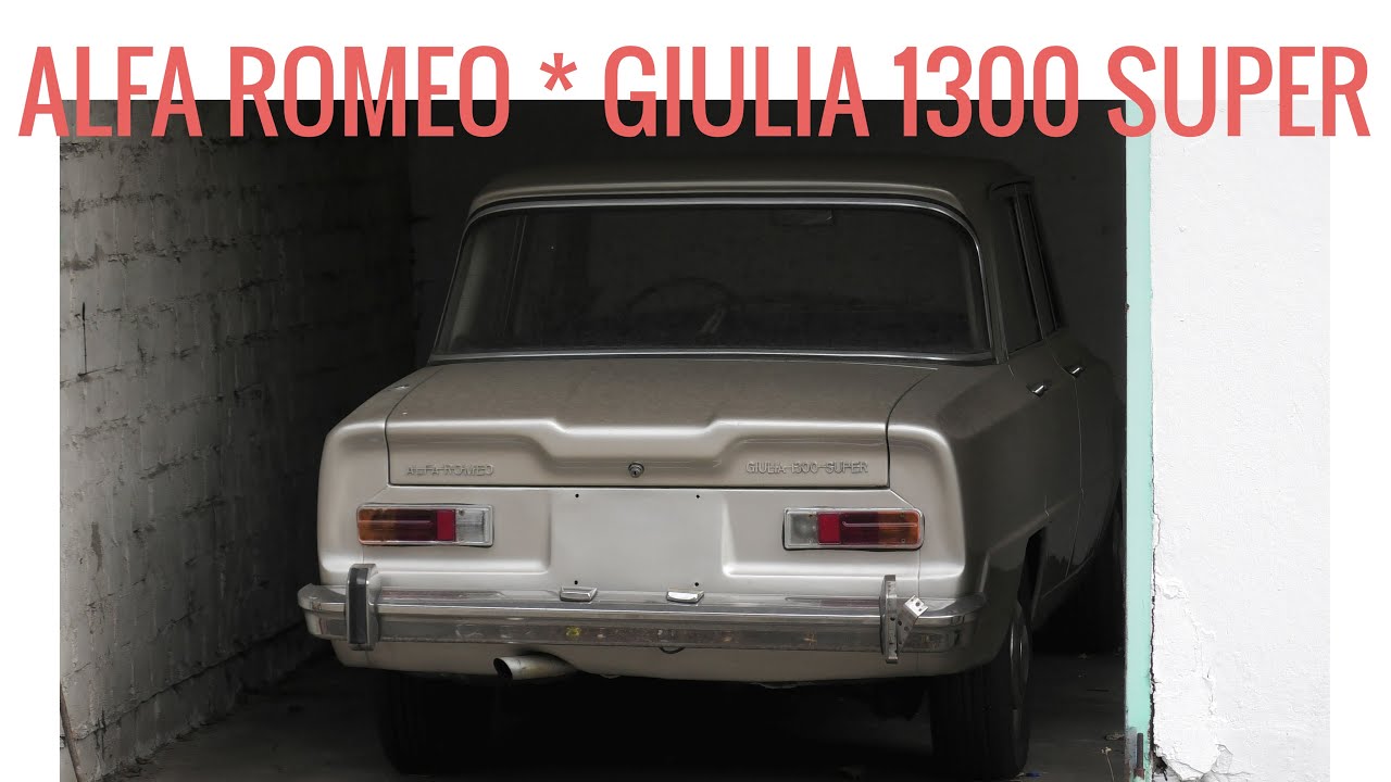 Alfa Romeo * Giulia 1300 Super (1962–1978) Abandoned Classic Car * Verlassener Oldtimer
