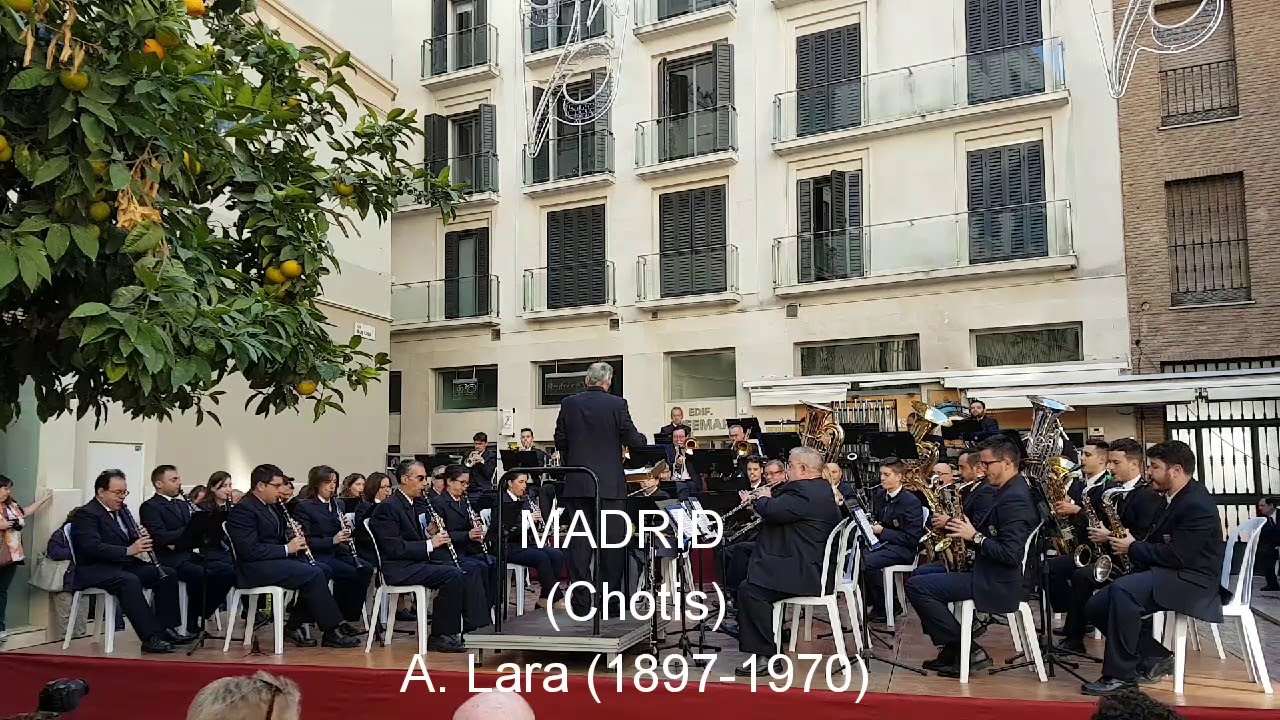 MADRID (Chotis). BANDA MUNICIPAL DE M&Uacute;SICA DE M&Aacute;LAGA