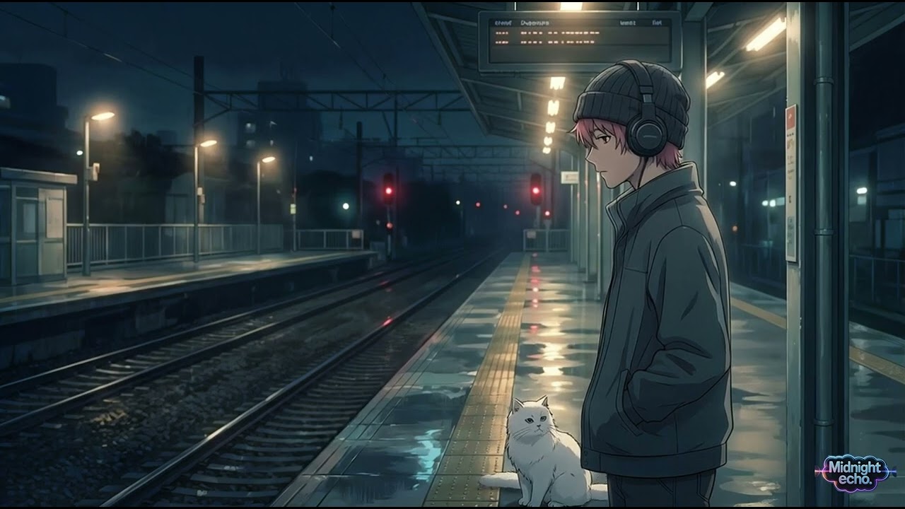 Your Name in Low Battery Mode — Midnight Echo | Lo-Fi Beats, Fading Connection, Night Vibes