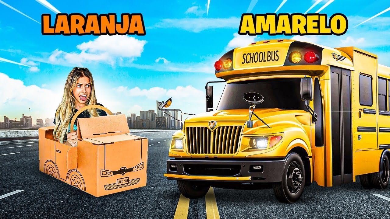 24 HORAS NO ÔNIBUS DA SUA COR !!!