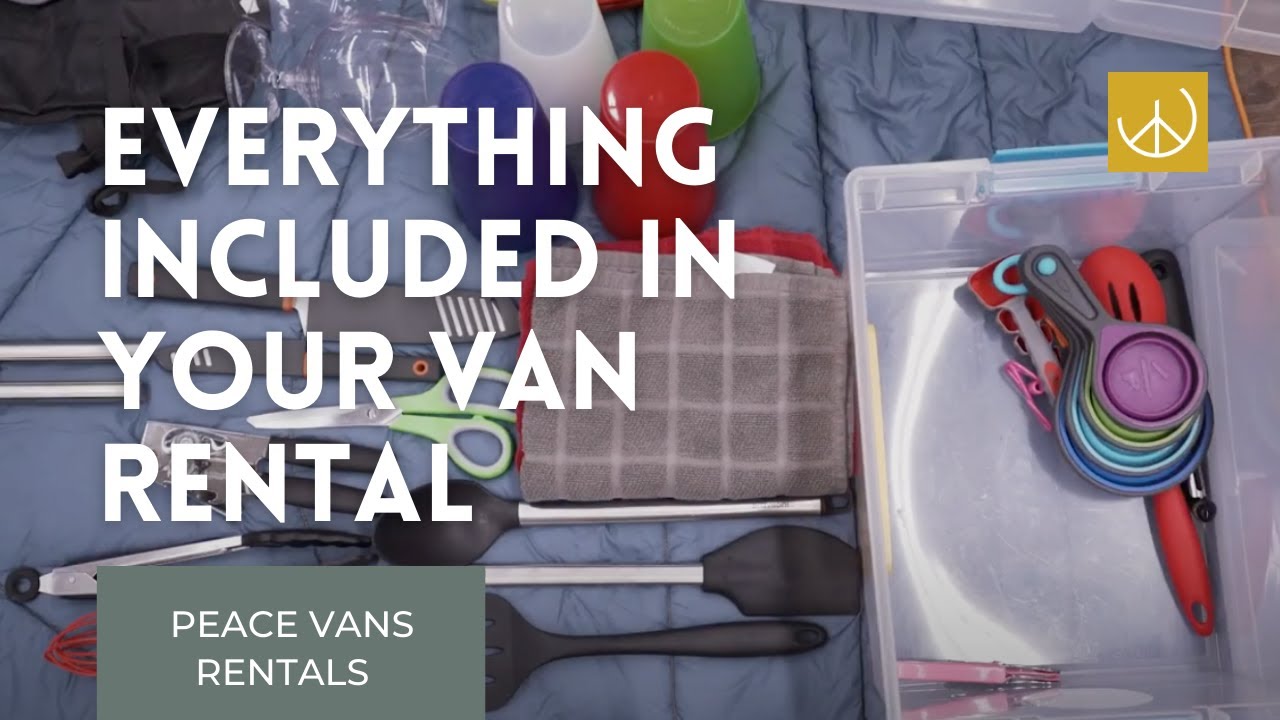 Everything Included in Your Peace Vans Campervan Rental!