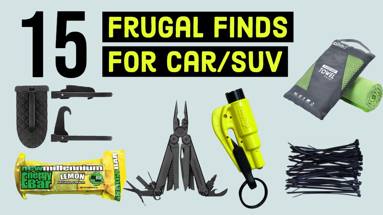 15 Frugal Finds for the Car / SUV | $25 or less!!!!