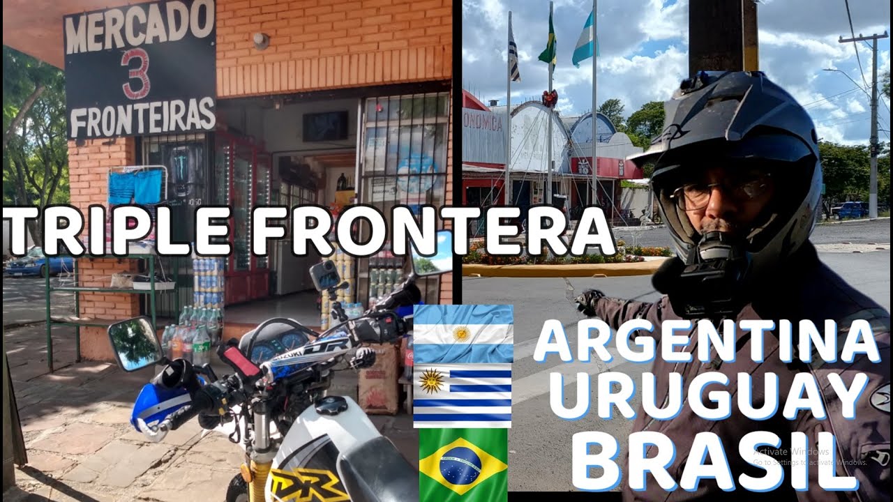 TRIPLE FRONTERA ARGENTINA URUGUAY BRASIL |CAP #4 LITORAL DEL RIO URUGUAY| #moto #FRONTERA #border