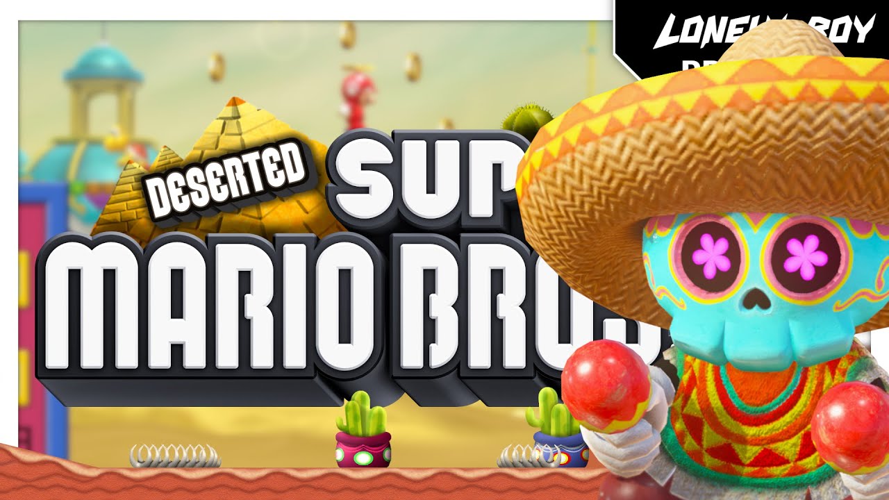 Deserted Super Mario Bros U  - World 1 | Full 100% Walkthrough