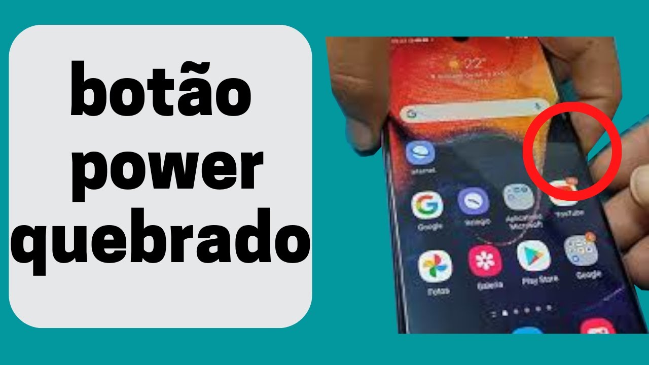 Como ligar celular com bot&atilde;o POWER QUEBRADO (RESOLVIDO)