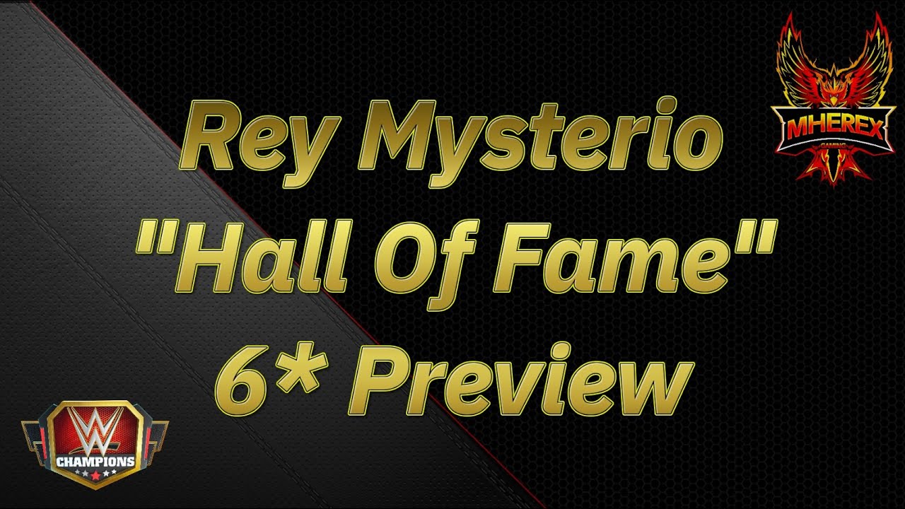 Rey Mysterio Hall Of Fame 6* Preview Featuring 5 Builds