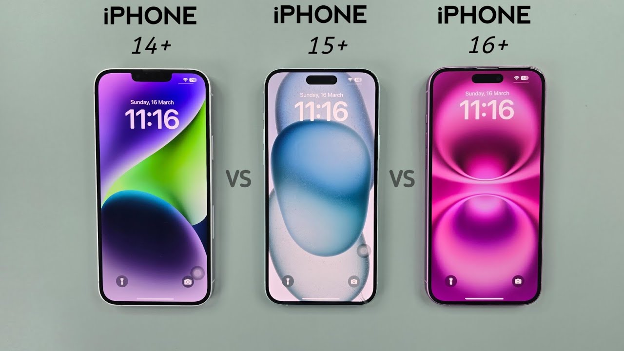 iPhone 14 Plus vs 15 Plus vs 16 Plus - iOS 18.3.2 ULTIMATE SPEED TEST