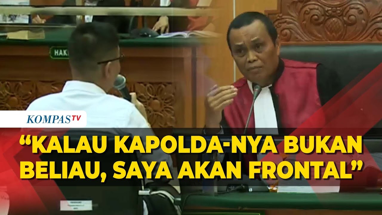 Dicecar Hakim, AKBP Dody: Kalau Kapolda-nya Bukan Teddy Minahasa, Saya Akan Frontal!