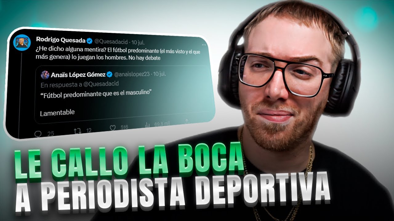 RODRIGO QUESADA CIERRA LA BOCA A UNA PERIODISTA DEPORTIVA SOBRE EL FÚTBOL FEMENINO