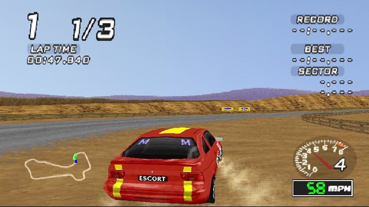 Ford Racing (PS1 Gameplay)