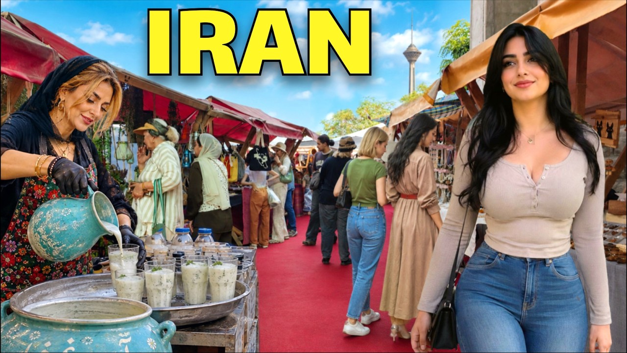INSIDE IRAN and Reality of Life in Tehran | Parvaneh Friday Bazaar