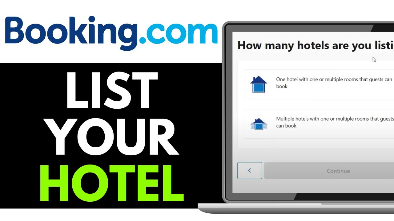 How to List Your Hotel On Booking.com 2025 | How to List My Hotel On Booking.com (QUICK GUIDE)