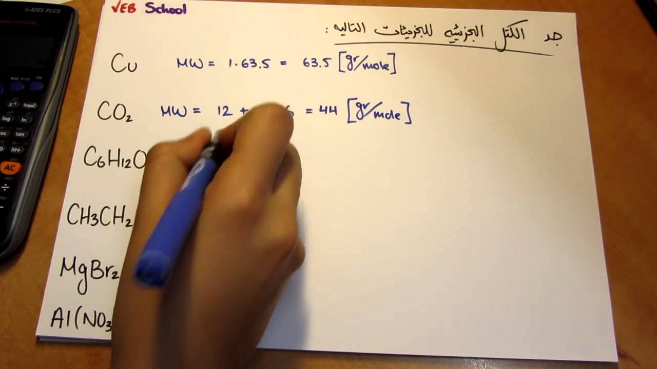 الكتلة الجزيئية