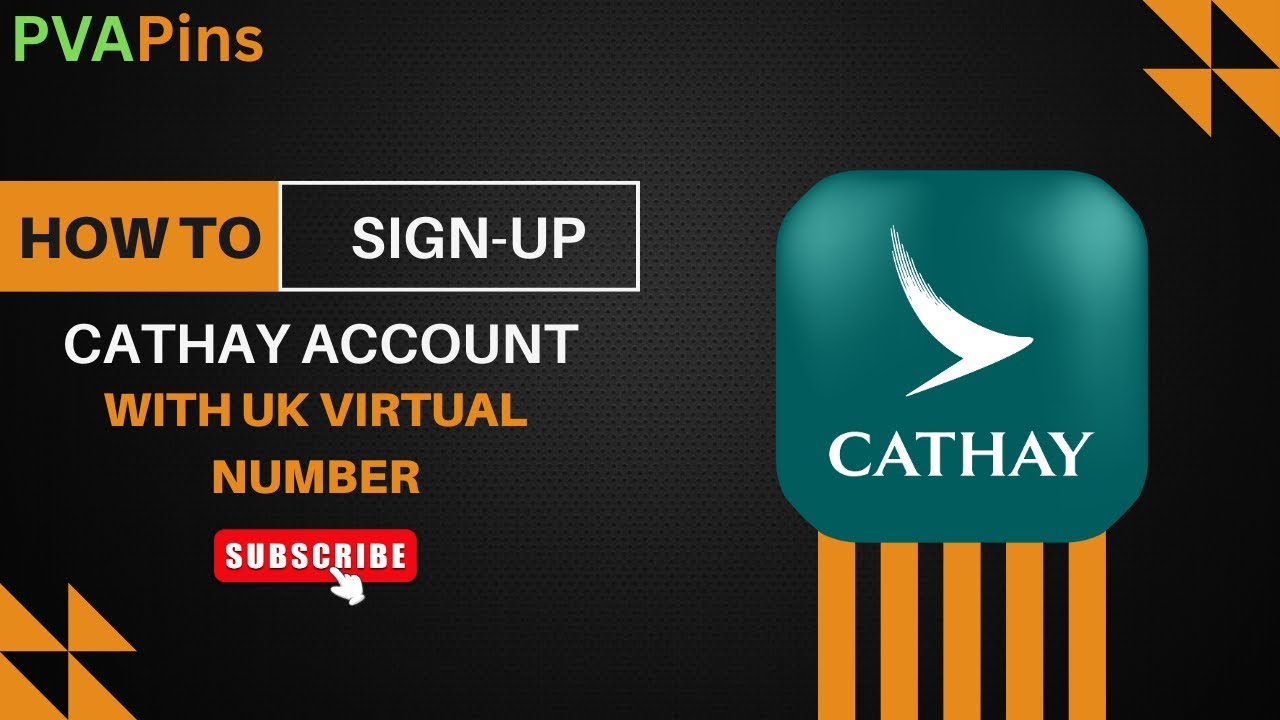 How to Sign up Cathay Account with UK virtual phone number