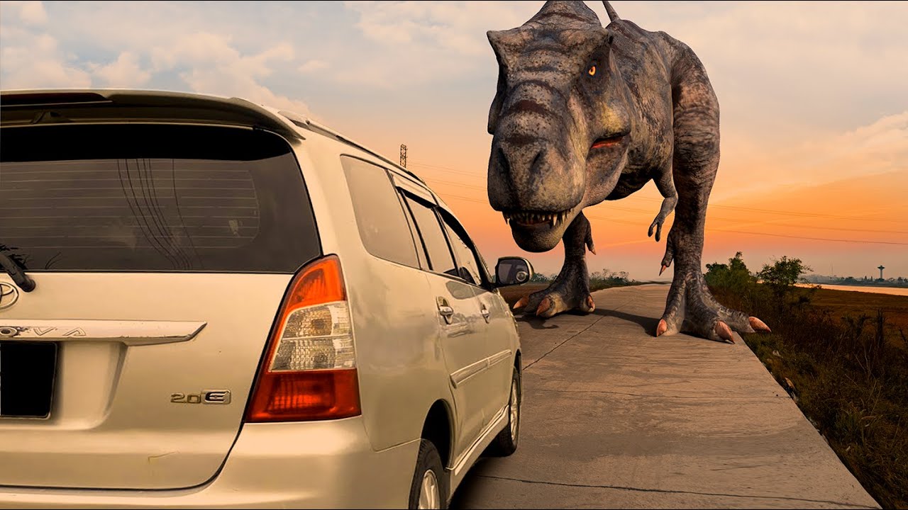 Super Best Realistic Dinosaur T-Rex Chase | Jurassic World Dinosaur Fan Movie | Teddy Chase