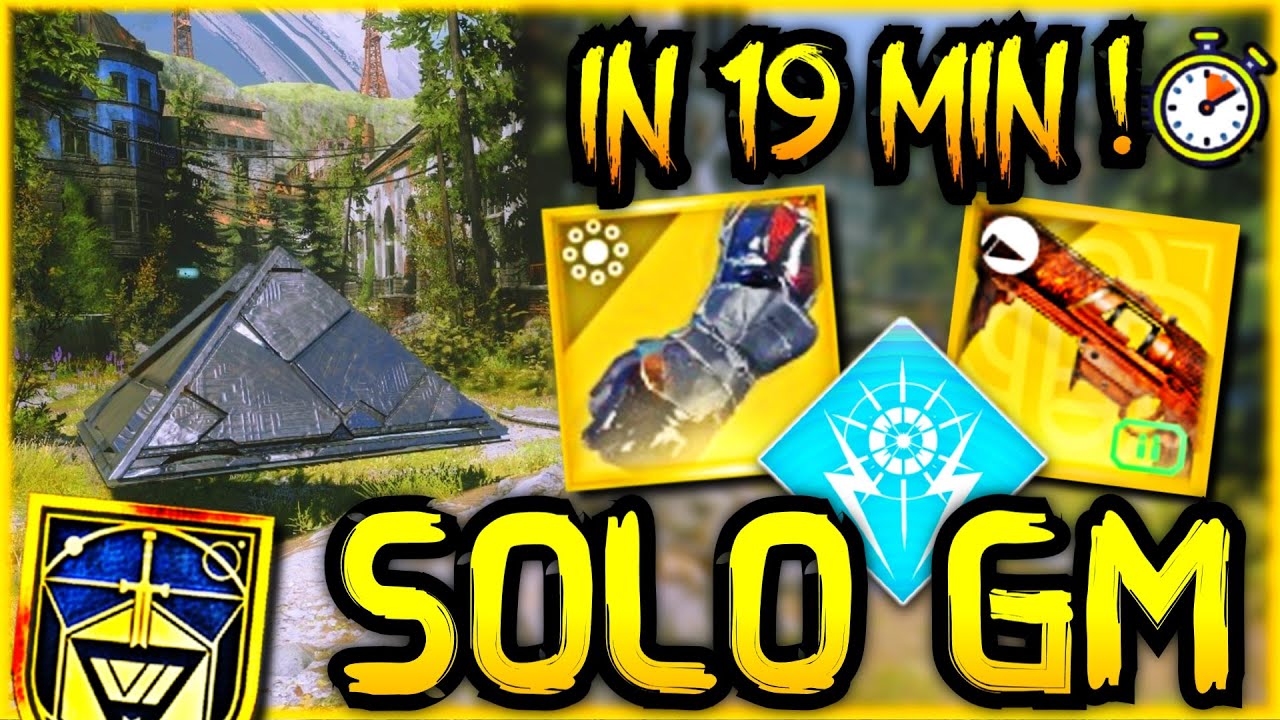 CHEESELESS Solo GM 'Lake of Shadows' in 19 minutes ! (Prismatic Warlock)[Destiny 2 Episode Heresy]