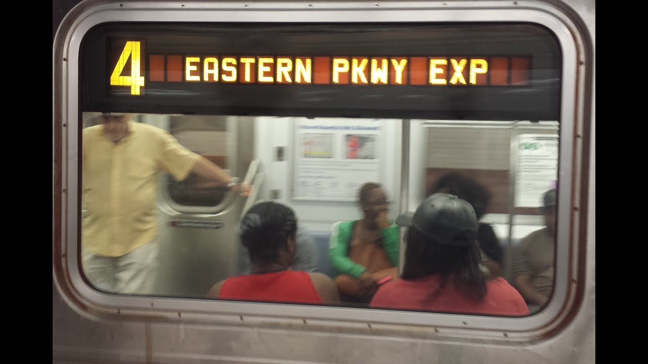 On Board Woodlawn Bound R142A (4) Train From Crown Heights Utica Avenue to Borough Hall