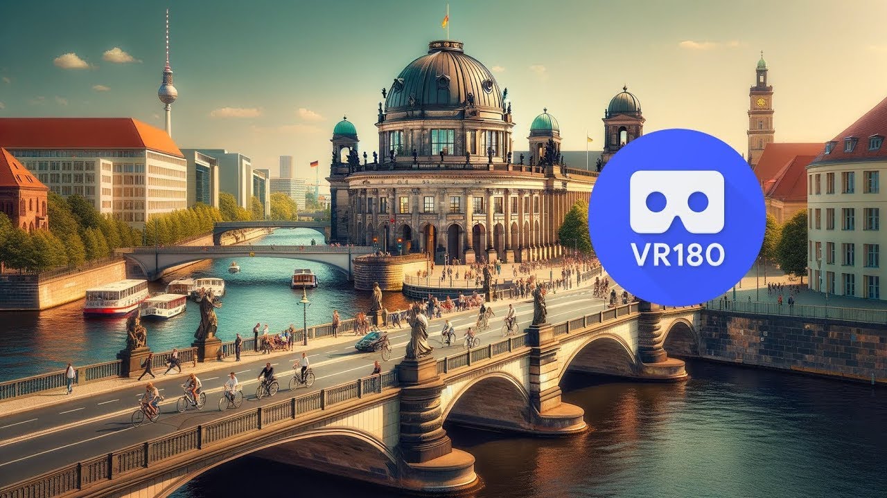 Berlin City Walk in VR180 3D 8K – Full-Length City Walk & Sightseeing Travel Experience