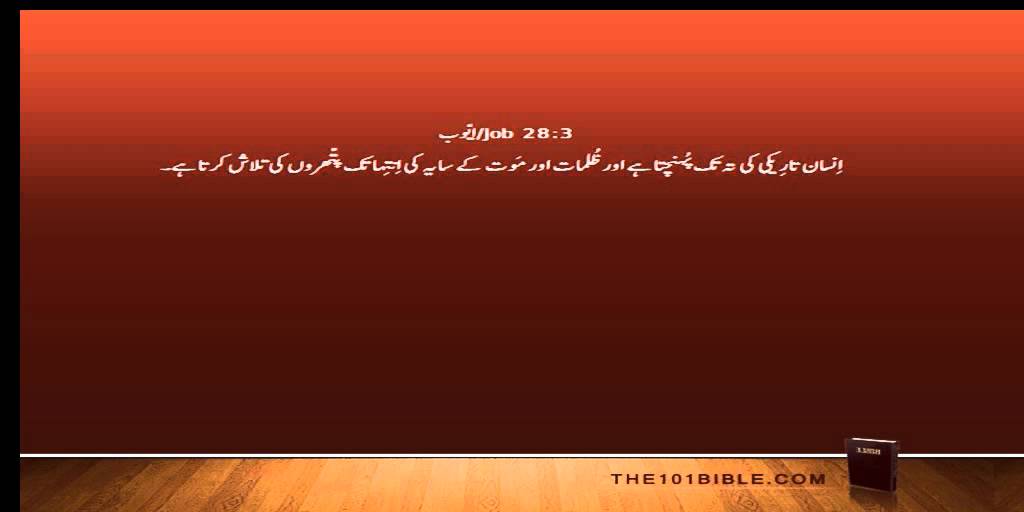 Bible Urdu 18 Job