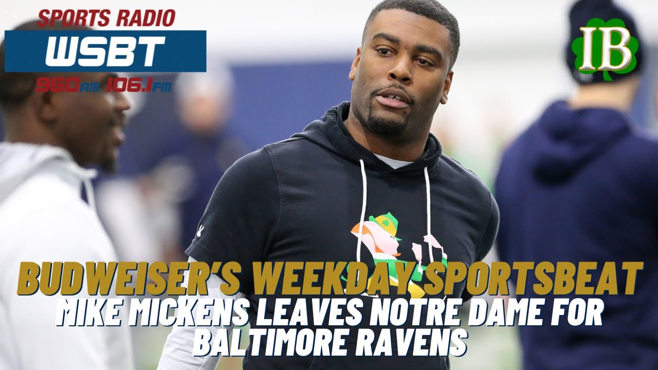 Budweiser's Weekday Sportsbeat: Mike Mickens Leaves Notre Dame For NFL, Cassandre Prosper Interview