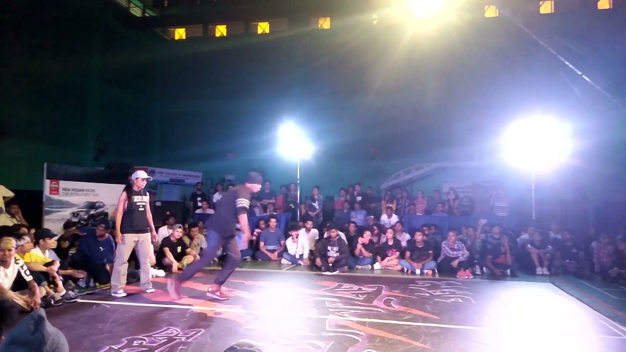 Break dance - cypher throw down in turtle jam 2vs2