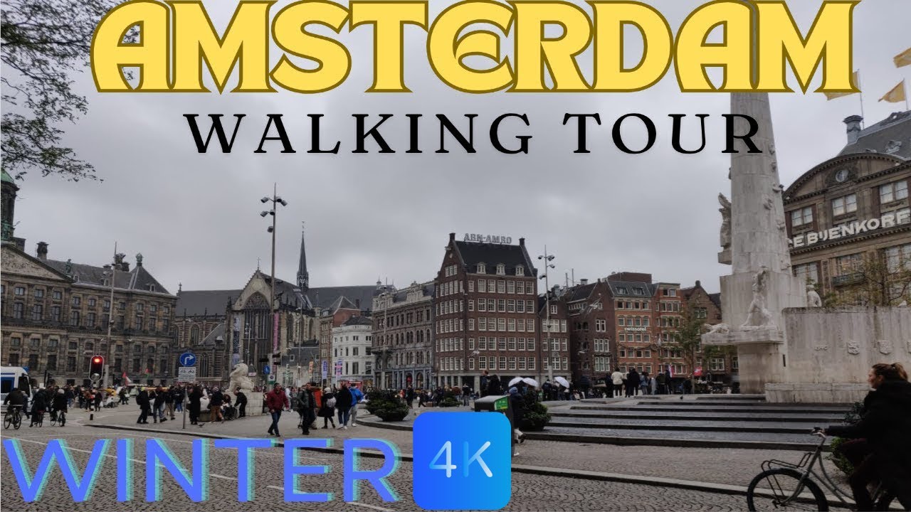 AMSTERDAM WALKING TOUR POV | Winter Amsterdam | 4K HDR | | 2024 |