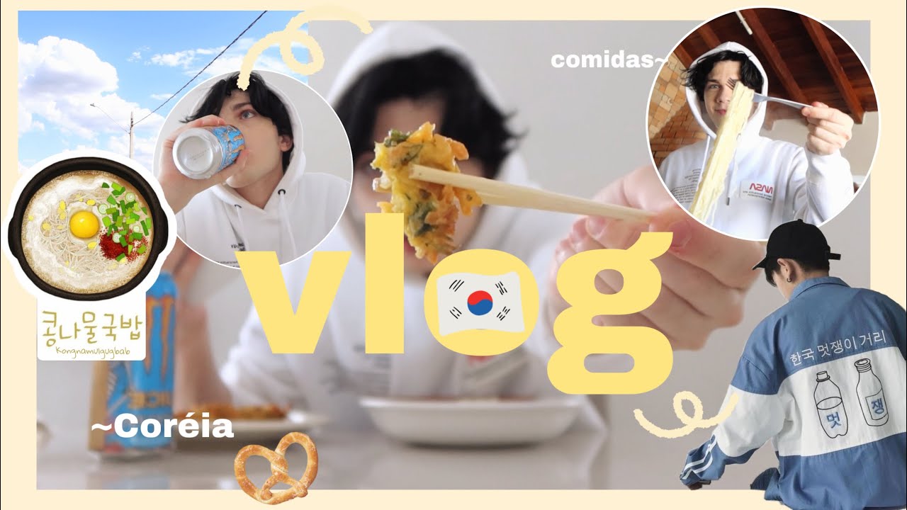 VIVENDO POR UM DIA NA CORÉIA *rotina-comidas-asmr*