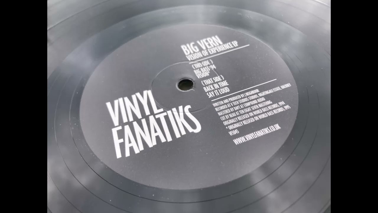 Big Vern - Back In Time / Say It Loud (Vision Of Experience EP – VFS045)