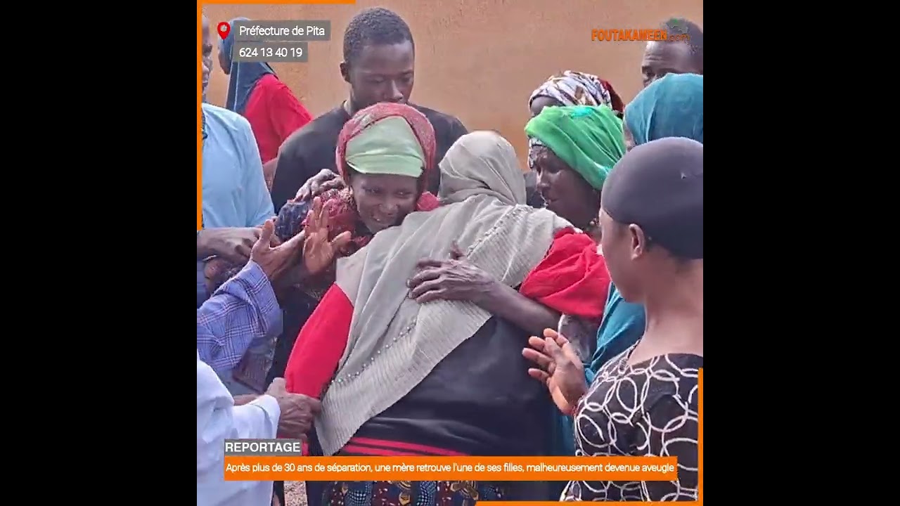 After more than 30 years of separation, Mrs. Kadiatou Diallo is reunited