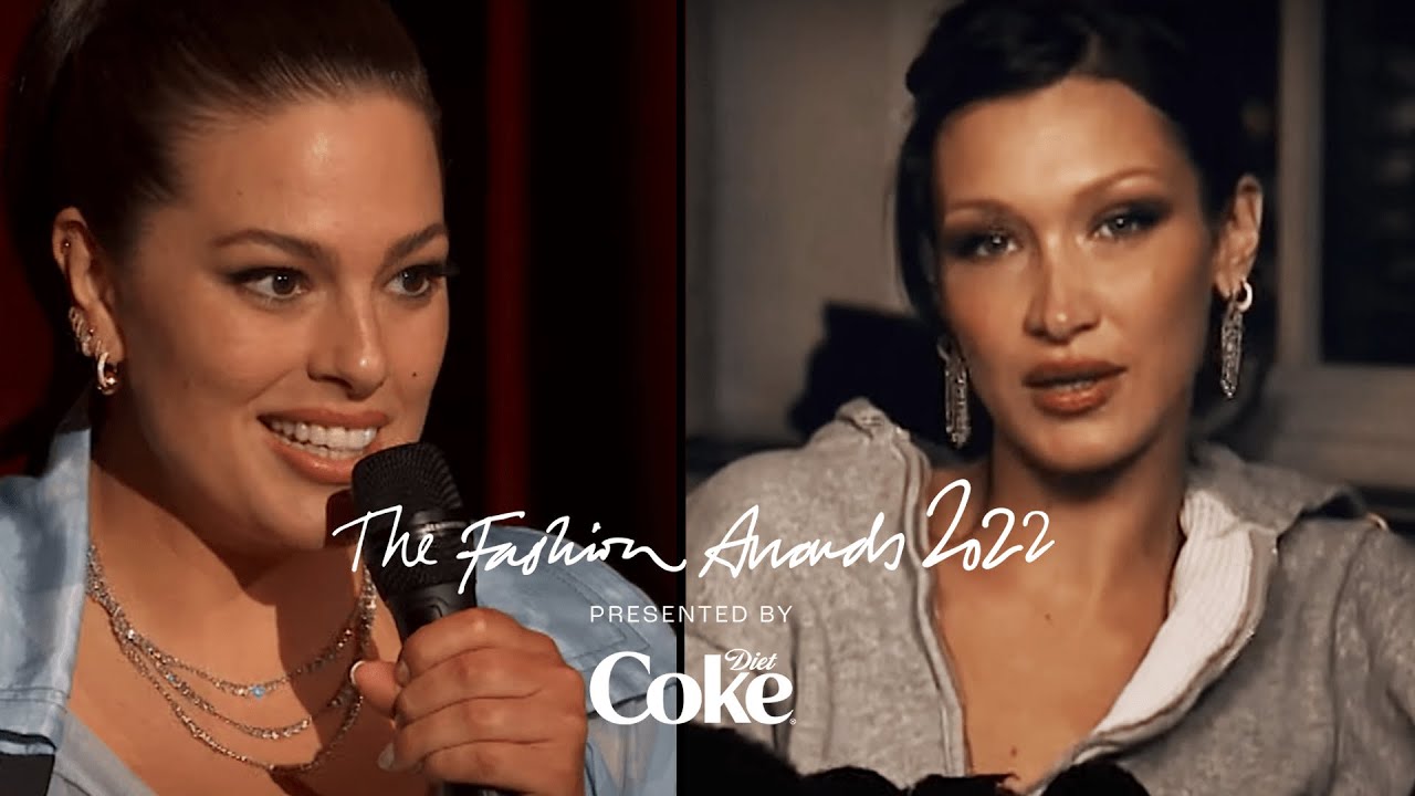 Белла Хадид стала моделью года | Премия Fashion Awards 2022, представленная Diet Coke