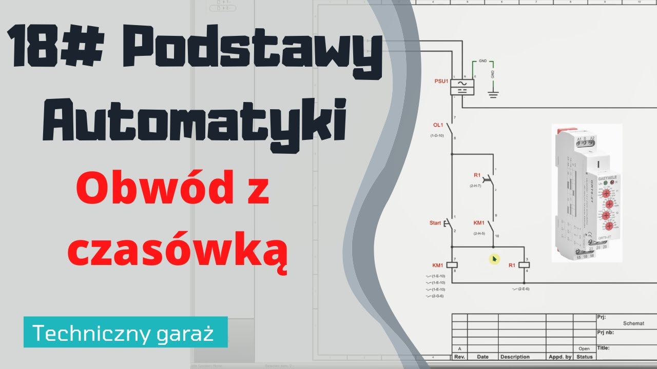 18#  Obwód z przekaźnikiem czasowym
