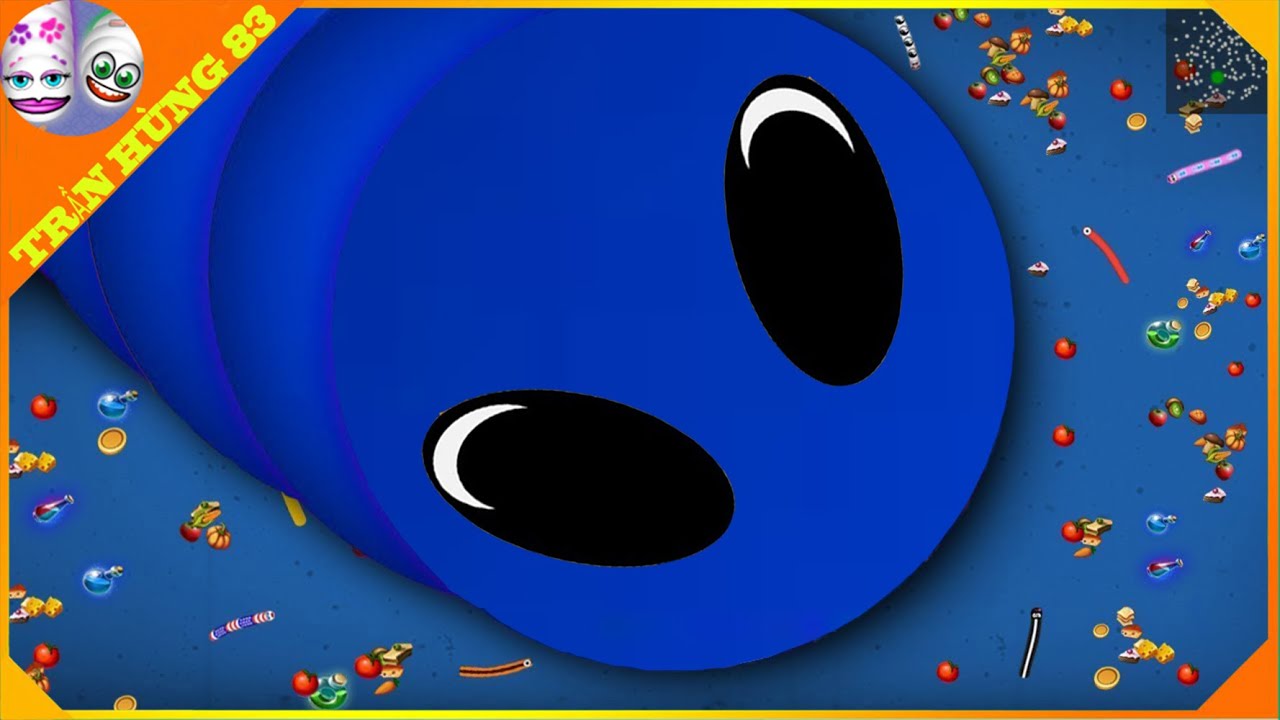 🐍WORMSZONE.IO | GIANT SLITHER SNAKE TOP 01 / Epic Worms Zone Best Gameplay! | Trần Hùng 83
