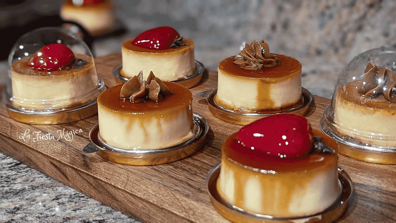 MINI FLANES DE ELOTE CON QUESO🔶Postre Cremoso y Perfectamente Delicioso #navidad #christmas